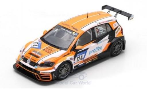 Volkswagen Golf 1/43 Spark GTI TCR No.174 Mathilda Racing 24h Nürburgring 2017 M.Paatz/J.Kocsis/C.BH Kang/K.Kluge diecast model cars