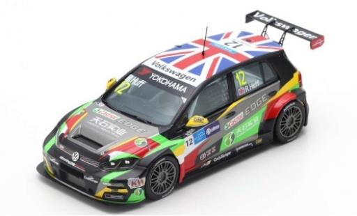 Volkswagen Golf 1/43 Spark VII GTI TCR No.12 WTCR Macau Guia Race 2018 R.Huff diecast model cars