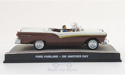 Ford Fairlane 1/43 SpecialC Cabriolet brown/white James Bond 007 2002 Stirb an einen anderen Tag ohne Vitrine diecast model cars