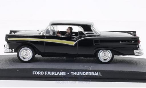 Diecast model cars Ford Fairlane 1/43 SpecialC black James Bond 007 Feuerball ohne Vitrine Ford Fairlane 1/43 SpecialC black James Bond 007 Feuerball ohne Vitrine diecast model cars