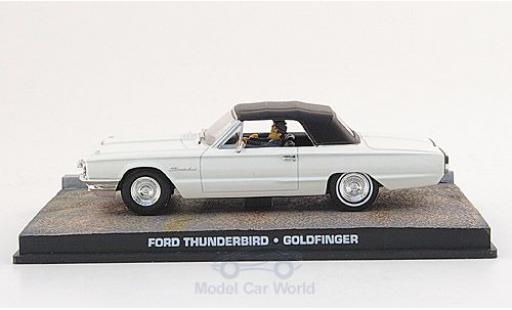 Ford Thunderbird 1/43 SpecialC m. Figuren white James Bond 007 1964 Goldfinger ohne Vitrine diecast model cars