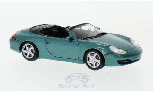 Porsche 996 SC 1/43 SpecialC 911 Carrera Cabriolet metallic green 1999 911 Collection diecast model cars