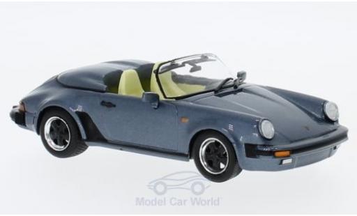 Diecast model cars Porsche 930 Speedster 1/43 SpecialC 911 Speedster metallic blue 1989 911 Collection Porsche 930 Speedster 1/43 SpecialC 911 Speedster metallic blue 1989 911 Collection diecast model cars