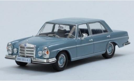 Mercedes 300 1/43 SpecialC SEL 6.3 blue 1969 ohne Vitrine diecast model cars