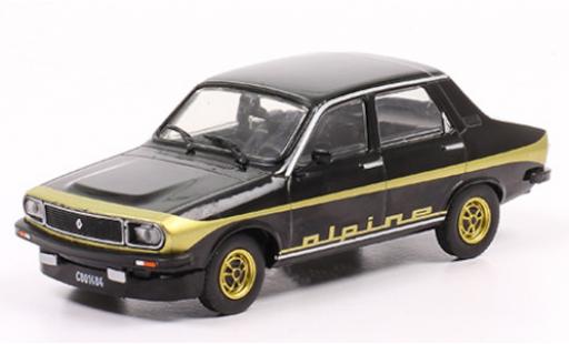 Renault 12 1/43 SpecialC Alpine black/gold 1978 diecast model cars