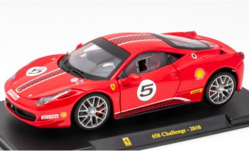 Ferrari 458 1/24 SpecialC Challenge red No.5 2010 diecast model cars