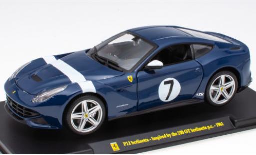 Diecast model cars Ferrari F1 1/24 SpecialC 2 Berlinetta blue/white Inspired by the 250 GT Berlinetta p.c. (1961) No.7 Ferrari F1 1/24 SpecialC 2 Berlinetta blue/white Inspired by the 250 GT Berlinetta p.c. (1961) No.7 diecast model cars