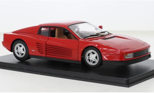 Ferrari Testarossa 1/24 SpecialC red 1984 diecast model cars