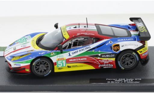 Ferrari 458 1/43 SpecialC Italia GT2 No.51 WEC 2015 diecast model cars
