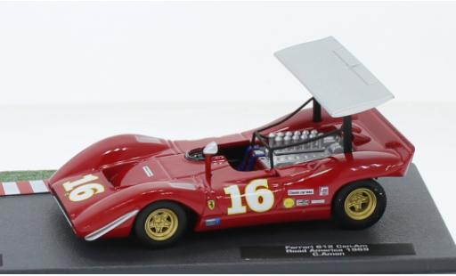 Ferrari 612 1/43 SpecialC .-125 Can-Am RHD No.16 Road Atlanta 1969 diecast model cars