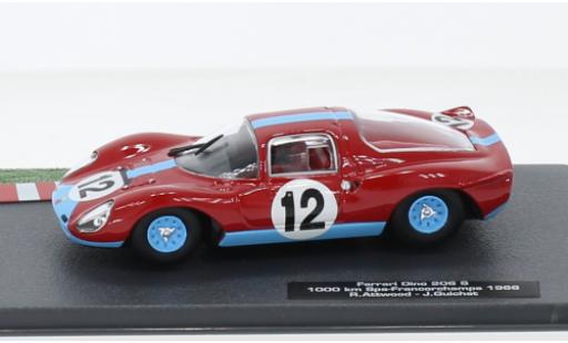 Diecast model cars Ferrari Dino 1/43 SpecialC .-125 206 S RHD No.12 1000 Km Spa Francorchamps 1966 Ferrari Dino 1/43 SpecialC .-125 206 S RHD No.12 1000 Km Spa Francorchamps 1966 diecast model cars