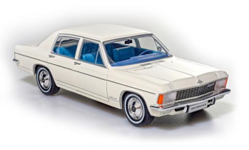 Opel Admiral 1/24 SpecialC B white 1969 diecast model cars
