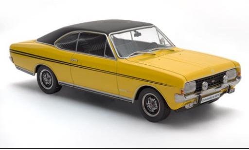 Opel Commodore 1/24 SpecialC A GS/E Coupe yellow/black 1970 diecast model cars