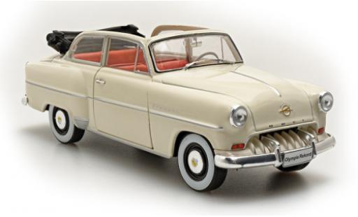 Diecast model cars Opel Olympia 1/24 SpecialC Rekord Cabriolimousine white 1954 Opel Olympia 1/24 SpecialC Rekord Cabriolimousine white 1954 diecast model cars
