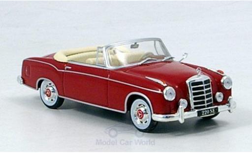 Diecast model cars Mercedes 220 1/43 SpecialC SE Cabriolet red 1958 ohne Vitrine Mercedes 220 1/43 SpecialC SE Cabriolet red 1958 ohne Vitrine diecast model cars