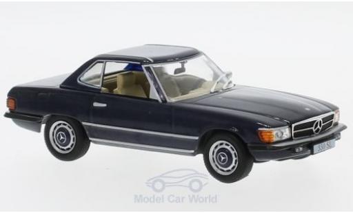 Diecast model cars Mercedes 350 1/43 SpecialC SL (R107) blue 1971 ohne Vitrine Mercedes 350 1/43 SpecialC SL (R107) blue 1971 ohne Vitrine diecast model cars