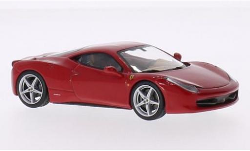 Ferrari 458 1/43 SpecialC Italia red 2009 sans Vitrine diecast model cars