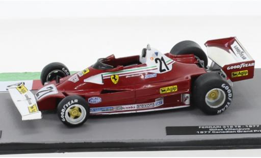 Ferrari 312 1/43 SpecialC T2 No.21 Formel 1 GP Kanada 1977 diecast model cars