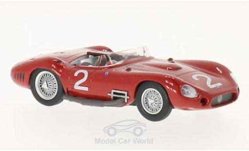 Maserati 450 1/43 SpecialC S No.2 GP Venezuela 1957 J.Behra/S.Moss/H.Sc ohne Vitrine diecast model cars