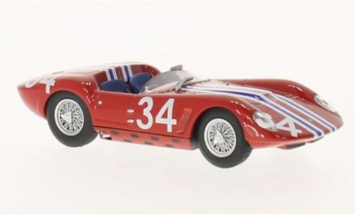 Maserati Tipo 1/43 SpecialC 61 Drogo RHD No.34 GP Reims 1963 L.Casner sans Vitrine diecast model cars