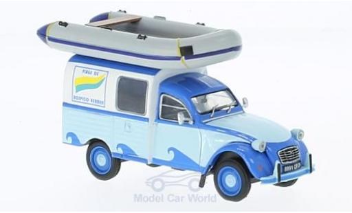 Citroen 2CV 1/43 SpecialC AKS 400 Centre Nautique mit Figur und Schlauchboot diecast model cars