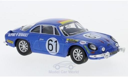 Diecast model cars Alpine A110 1/18 SpecialC Renault No.61 24h Le Mans 1968 J.Bourdon/M.Nussbaumer ohne Vitrine Alpine A110 1/18 SpecialC Renault No.61 24h Le Mans 1968 J.Bourdon/M.Nussbaumer ohne Vitrine diecast model cars