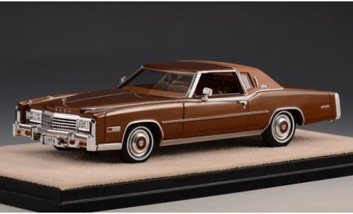 Diecast model cars Cadillac Eldorado 1/43 Stamp Models Biarritz metallic brown 1978 Cadillac Eldorado 1/43 Stamp Models Biarritz metallic brown 1978 diecast model cars