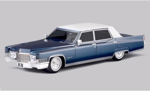 Diecast model cars Cadillac Fleetwood 1/43 Stamp Models 60 Special Brougham metallic blue/matt-white 1969 Cadillac Fleetwood 1/43 Stamp Models 60 Special Brougham metallic blue/matt-white 1969 diecast model cars