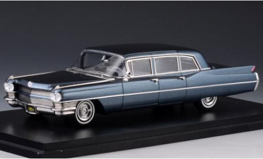 Diecast model cars Cadillac Fleetwood 1/43 Stamp Models 75 Limousine metallic blue 1964 Cadillac Fleetwood 1/43 Stamp Models 75 Limousine metallic blue 1964 diecast model cars