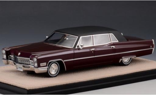 Diecast model cars Cadillac Fleetwood 1/43 Stamp Models 75 Limousine metallic purple/matt-black 1968 Cadillac Fleetwood 1/43 Stamp Models 75 Limousine metallic purple/matt-black 1968 diecast model cars