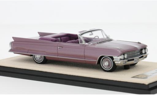 Cadillac Series 62 1/43 Stamp Models Cabriolet pink 1962 1:43 diecast model cars