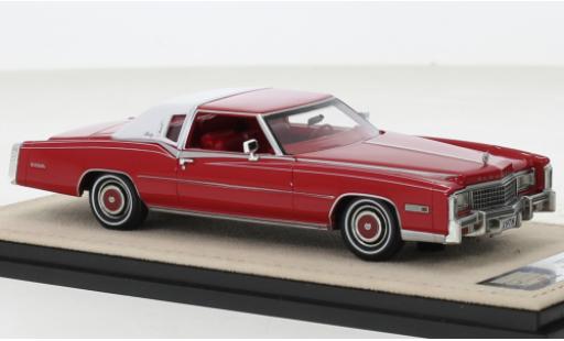 Cadillac Eldorado 1/43 Stamp Models Biarritz red/white 1978 diecast model cars