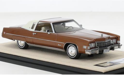 Diecast model cars Cadillac Eldorado 1/43 Stamp Models Douane cabriolet metallise brun 1973 Cadillac Eldorado 1/43 Stamp Models Douane cabriolet metallise brun 1973 diecast model cars