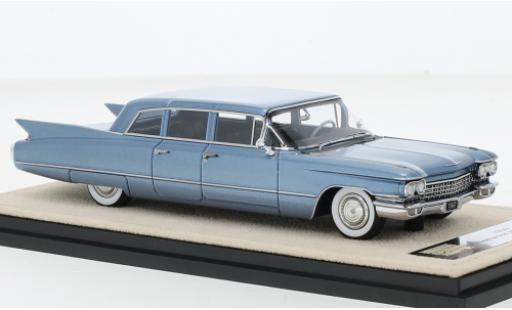 Diecast model cars Cadillac Fleetwood 1/43 Stamp Models 75 Limousine metallise blue 1960 Cadillac Fleetwood 1/43 Stamp Models 75 Limousine metallise blue 1960 diecast model cars