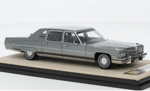 Diecast model cars Cadillac Fleetwood 1/43 Stamp Models 75 Limousine metallise grey 1973 Cadillac Fleetwood 1/43 Stamp Models 75 Limousine metallise grey 1973 diecast model cars
