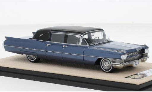 Diecast model cars Cadillac Fleetwood 1/43 Stamp Models formel Limousine Landau Top metallise blue/black 1968 Cadillac Fleetwood 1/43 Stamp Models formel Limousine Landau Top metallise blue/black 1968 diecast model cars