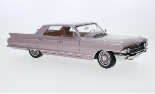 Cadillac Sedan 1/18 Stamp Models DeVille metallise pink 1962 diecast model cars