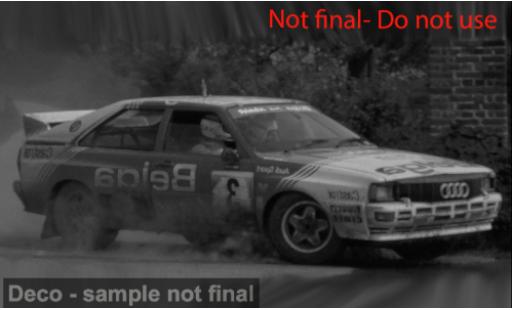 Audi Quattro 1/18 Sun Star quattro A1 Lotto Haspengouwrally 1983 #3 1:18 diecast model cars