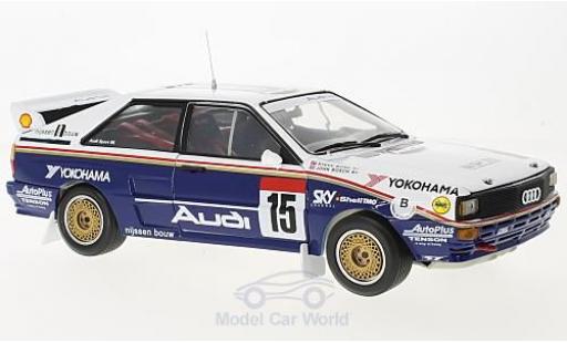Audi Quattro 1/18 Sun Star A2 No.15 Rothmans 24h Ypres 1986 mit Decals J.Bosch/S.Bond diecast model cars