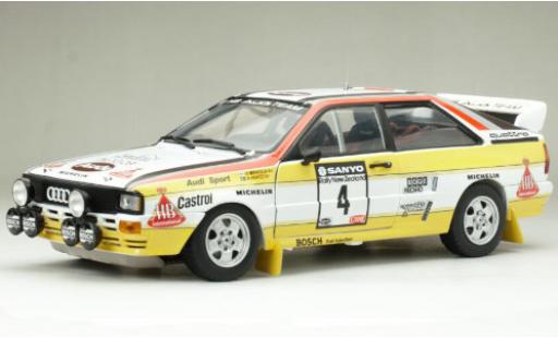 Audi Quattro 1/18 Sun Star A2 No.4 HB Team HB Rally Neuseeland 1984 y compris les Decals H.Mikkola/A.Hertz diecast model cars