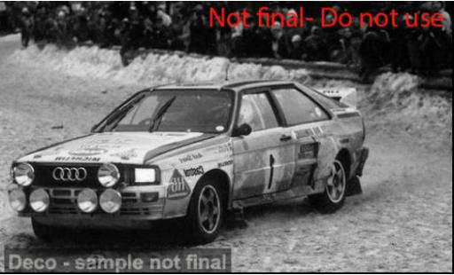 Diecast model cars Audi Quattro 1/18 Sun Star A2 Rallye Monte-Carlo 1984 #1 1:18 Audi Quattro 1/18 Sun Star A2 Rallye Monte-Carlo 1984 #1 1:18 diecast model cars