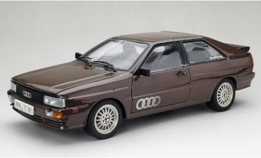 Audi Quattro 1/18 Sun Star quattro metallic brown 1981 diecast model cars