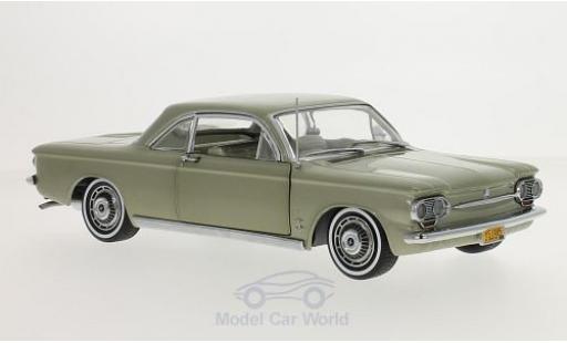 Diecast model cars Chevrolet Corvair 1/18 Sun Star Coupe metallic green 1963 Chevrolet Corvair 1/18 Sun Star Coupe metallic green 1963 diecast model cars