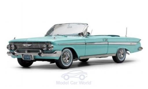 Diecast model cars Chevrolet Impala 1/18 Sun Star Convertible türkis 1961 Chevrolet Impala 1/18 Sun Star Convertible türkis 1961 diecast model cars