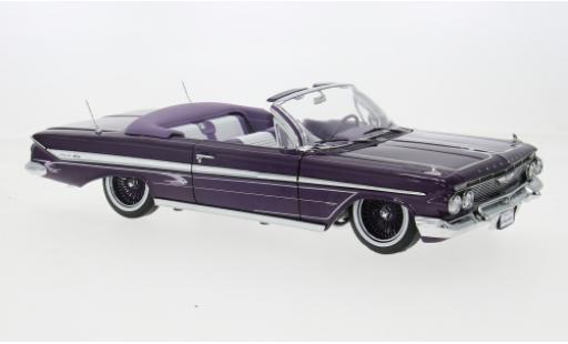 Diecast model cars Chevrolet Impala 1/18 Sun Star Cabriolet Lowrider violett 1961 1:18 Chevrolet Impala 1/18 Sun Star Cabriolet Lowrider violett 1961 1:18 diecast model cars