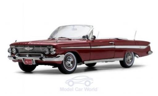 Chevrolet Impala 1/18 Sun Star Convertible metallic red 1961 diecast model cars