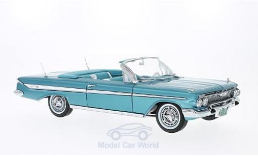 Diecast model cars Chevrolet Impala 1961 1/18 Sun Star Convertible metallic türkis 1961 Chevrolet Impala 1961 1/18 Sun Star Convertible metallic türkis 1961 diecast model cars