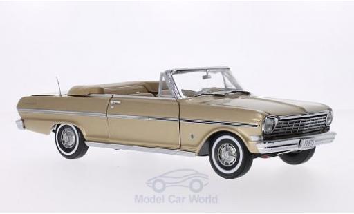 Diecast model cars Chevrolet Nova 1963 1/18 Sun Star Convertible metallic brown 1963 Verdeck geöffnet Chevrolet Nova 1963 1/18 Sun Star Convertible metallic brown 1963 Verdeck geöffnet diecast model cars