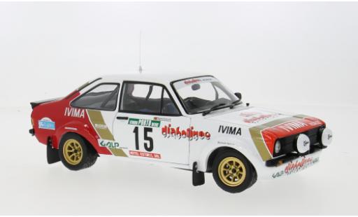 Diecast model cars Ford Escort 1/18 Sun Star Mk II RS 1800 No.15 Rallye WM Rallye Portugal 1983 1:18 Ford Escort 1/18 Sun Star Mk II RS 1800 No.15 Rallye WM Rallye Portugal 1983 1:18 diecast model cars