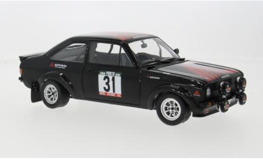Diecast model cars Ford Escort 1/18 Sun Star Mk II RS 1800 RHD No.31 Rallye WM Rallye Portugal 1981 1:18 Ford Escort 1/18 Sun Star Mk II RS 1800 RHD No.31 Rallye WM Rallye Portugal 1981 1:18 diecast model cars